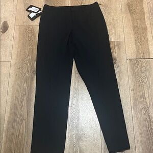 Haggar Men's Black Dress Pants - Flat Front